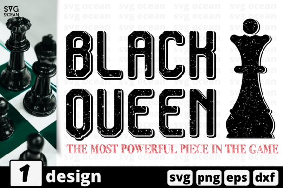 Black Queen Quote: Graphics for Crafts