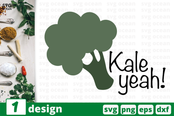 Kale Yeah Quote Graphics for Crafts