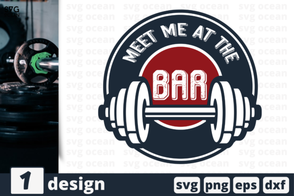Meet Me at the Bar Quote Graphics for Crafts