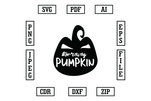 Morning Pumpkin: Graphics and Crafts for Halloween Design